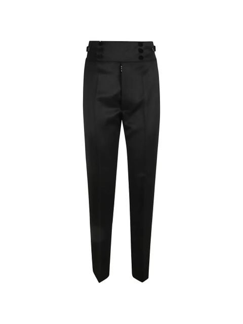 Maison Margiela four-stitch tapered wool trousers - Black - zdjęcie produktu nr 1