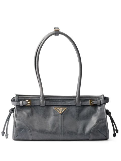 Prada medium Bonnie tote bag - Blue - zdjęcie produktu nr 1