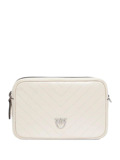PINKO quilted chevron cross body bag - White - zdjęcie produktu nr 1