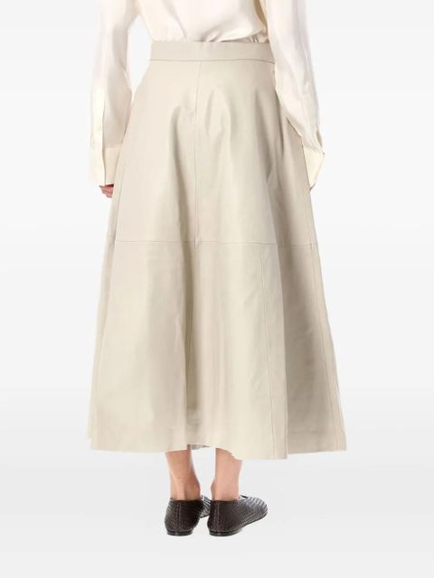 Róhe leather midi skirt - White - zdjęcie produktu nr 2