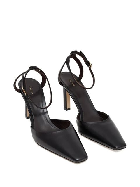 The Row ankle-strap pointed-toe flats - Black - zdjęcie produktu nr 2