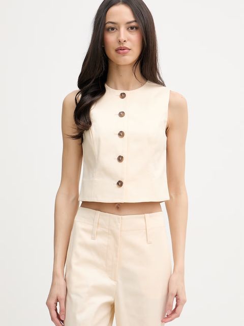 United Colors of Benetton kamizelka damska bawełniana - zdjęcie produktu nr 1