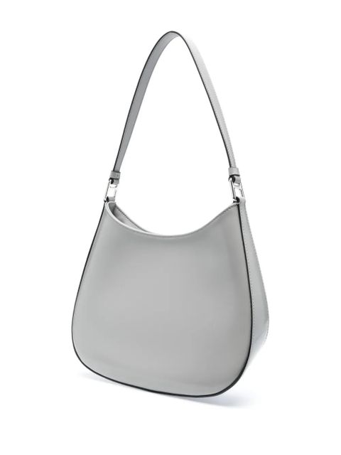 Prada Cleo brushed leather shoulder bag - Grey