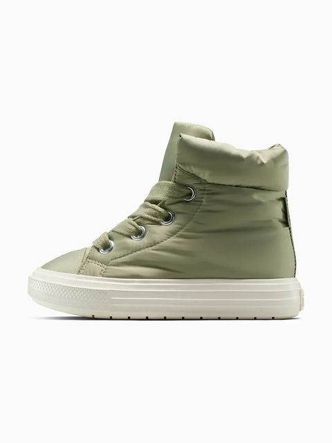 Converse śniegowce Chuck Taylor All Star Elements Boot kolor zielony A14275C