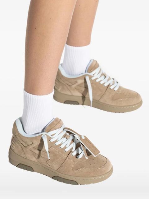 Off-White arrow appliqué lace-up sneakers - Neutrals