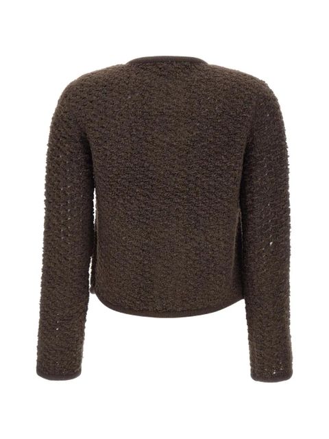 STAUD patch-pocket cardigan - Brown - zdjęcie produktu nr 2