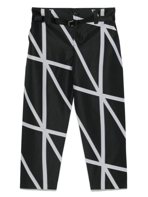 132 5. Issey Miyake NO.5 jacquard trousers - Black - zdjęcie produktu nr 1