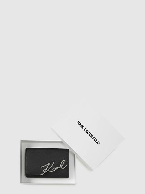 Karl Lagerfeld portfel skórzany K/SIGNATURE