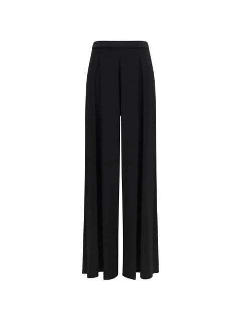 Max Mara pleated jersey palazzo pants - Black - zdjęcie produktu nr 1