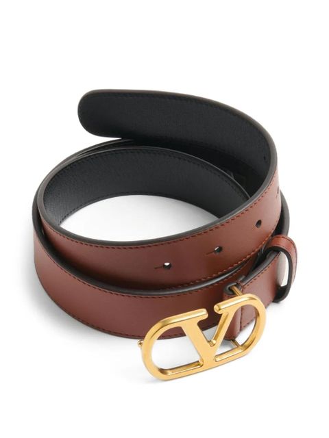 Valentino Garavani 30mm VLogo Signature belt - Brown