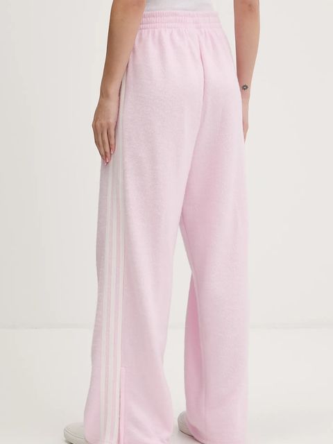 adidas Originals spodnie dresowe damskie kolor różowy z aplikacją KS7807 - zdjęcie produktu nr 2
