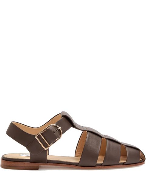 Gabriela Hearst Lynn leather sandals - Brown - zdjęcie produktu nr 1