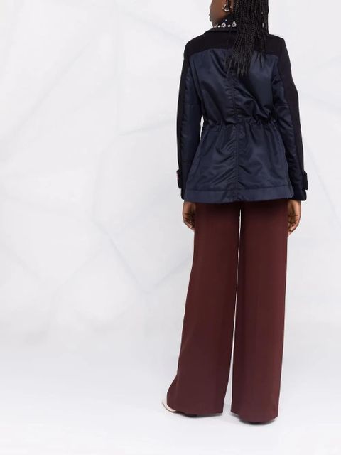 Valentino Garavani double-breasted embellished jacket - Blue