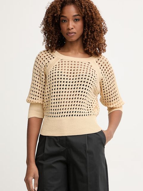 Twinset sweter damski z bawełną - zdjęcie produktu nr 1