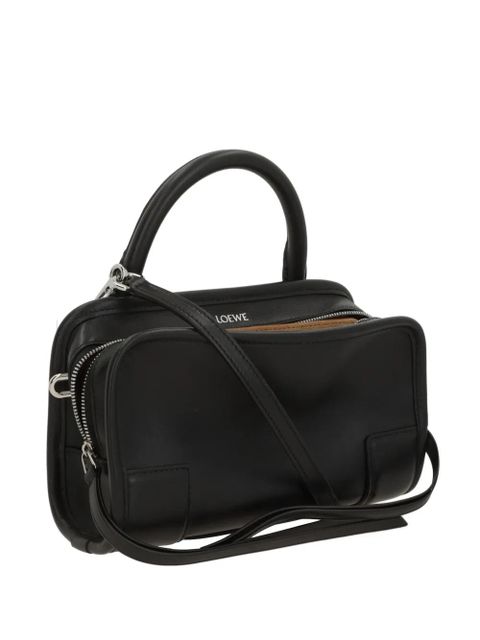 LOEWE Small Amazona 180 leather tote bag - Black - zdjęcie produktu nr 1