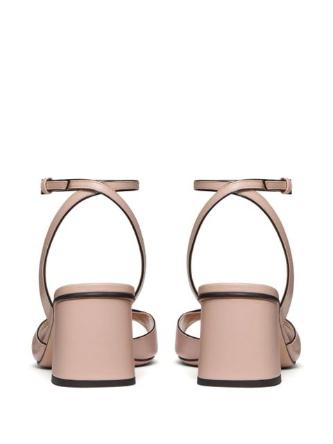 Valentino Garavani VLogo 60mm leather sandals - Pink