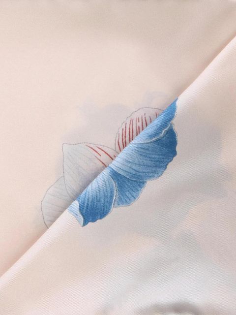 Ferragamo floral silk scarf - Neutrals - zdjęcie produktu nr 2