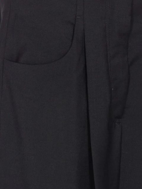 FENDI pleated-front trousers - Black - zdjęcie produktu nr 2
