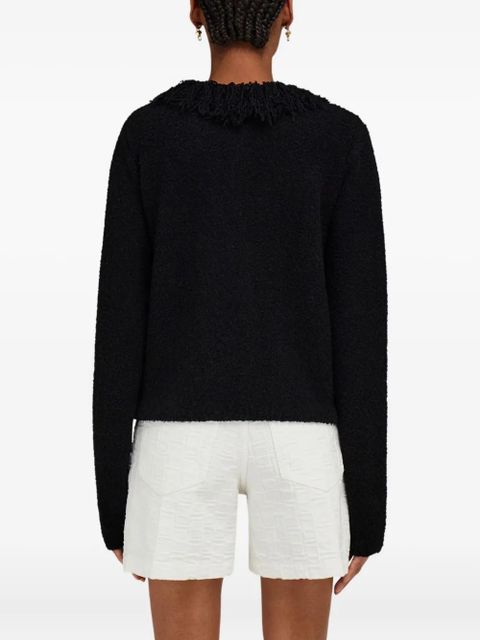 Ferragamo fringed cardigan - Black