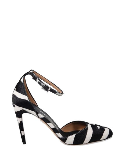 Ferragamo zebra-print stiletto-heel pumps - White - zdjęcie produktu nr 1