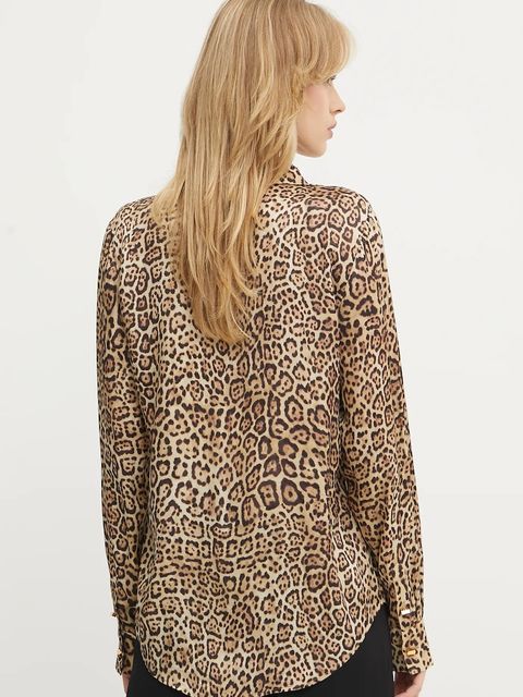 Marciano by Guess koszula MELISSA damska kolor beżowy regular z kołnierzykiem klasycznym 5GGH32 7298A - zdjęcie produktu nr 2