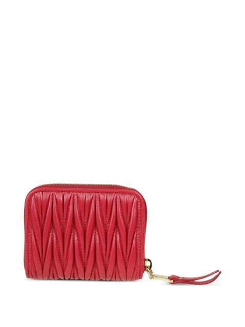 Miu Miu quilted wallet - Red - zdjęcie produktu nr 2