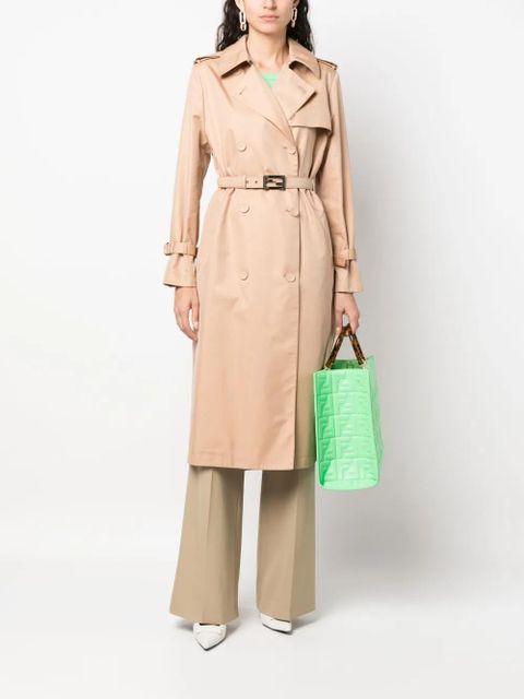 FENDI belted trench coat - Neutrals - zdjęcie produktu nr 2