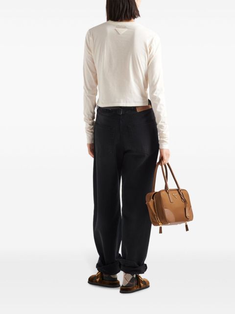 Prada printed jersey T-shirt - Neutrals