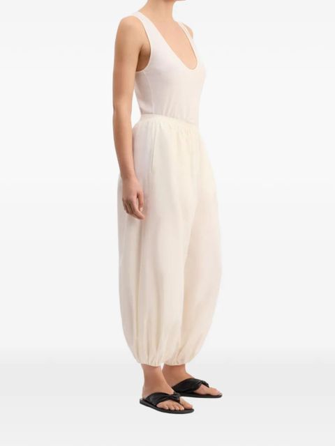 LouLou de Saison elastic-waist trousers - Neutrals