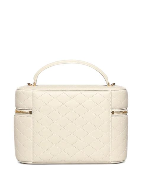 Saint Laurent large Gaby quilted leather vanity bag - Neutrals - zdjęcie produktu nr 2
