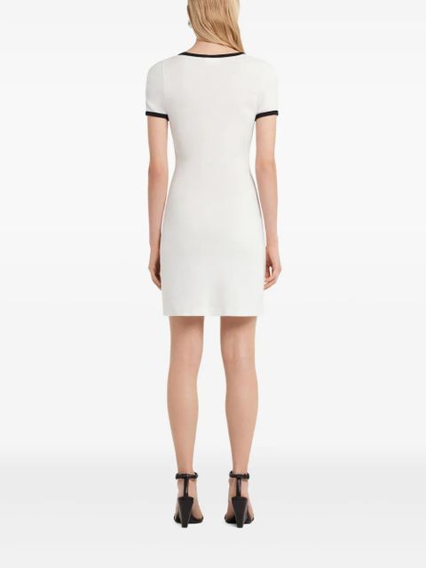 Courrèges Holistic mini dress - White