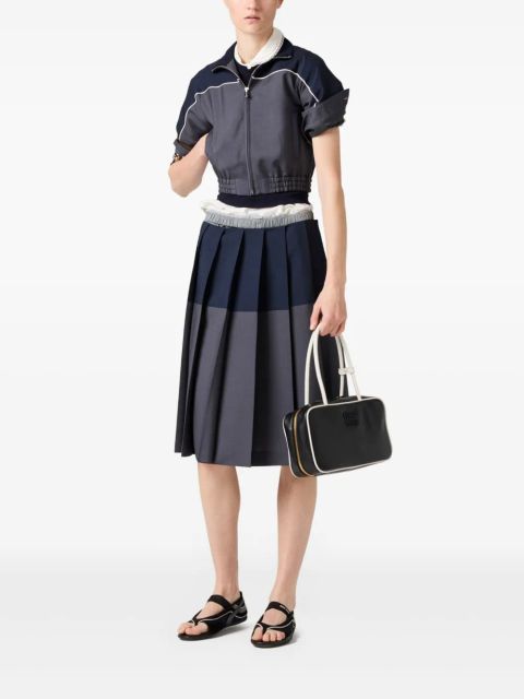 Miu Miu zip-up jacket - Grey