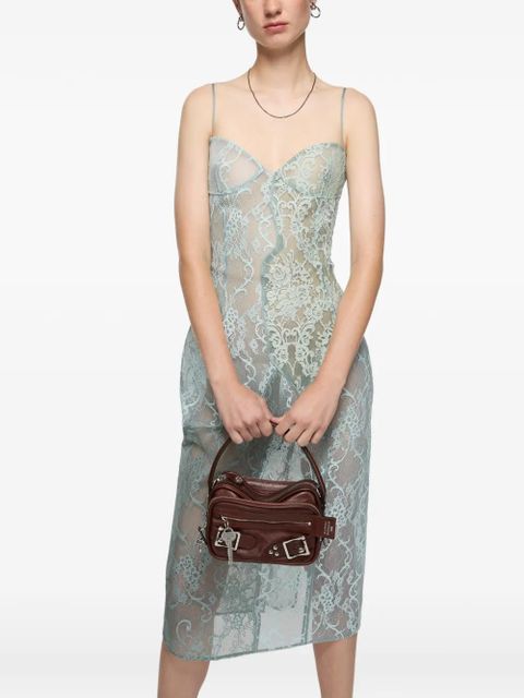 Acne Studios lace midi dress - Blue