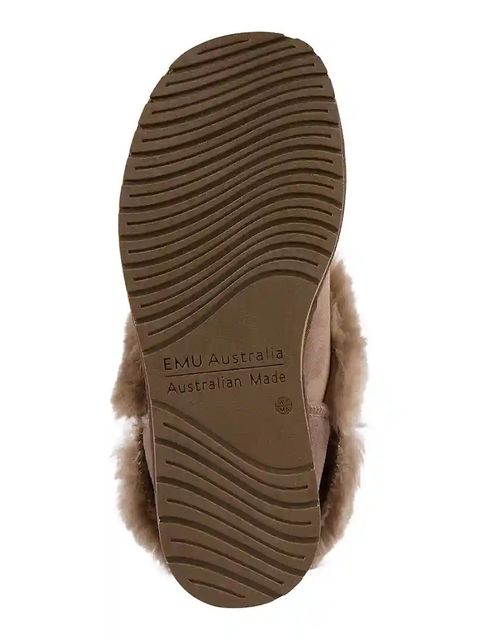 Emu Australia kapcie zamszowe Platinum Mintaro kolor brązowy WP11850