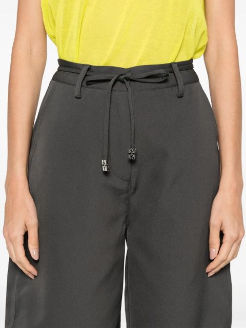 GANNI Curved trousers - Grey