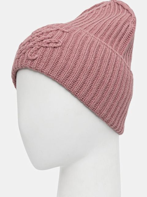 Tommy Hilfiger czapka wełniana kolor różowy AW0AW17777 - zdjęcie produktu nr 2