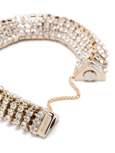 Rabanne crystal-embellished bracelet - Gold