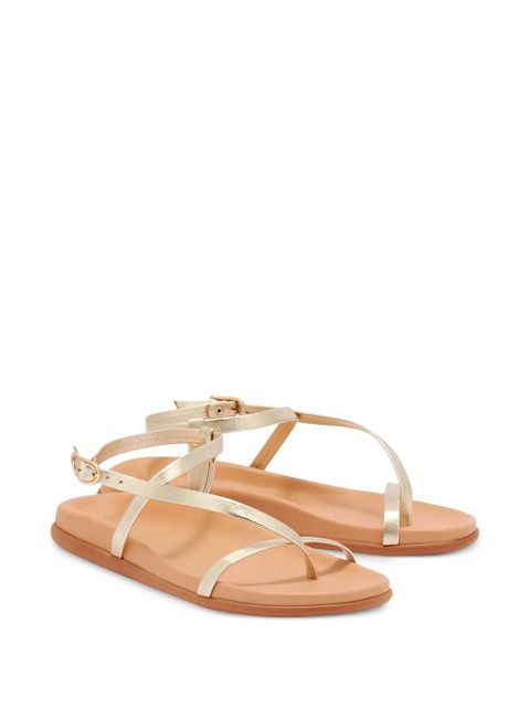 Ancient Greek Sandals Aimilia strap sandals - Gold