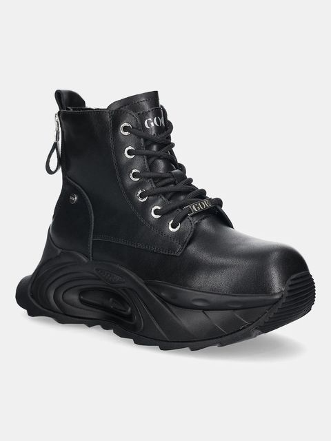 GOE sneakersy skórzane damskie kolor czarny SS2N4301 BLACK - zdjęcie produktu nr 1