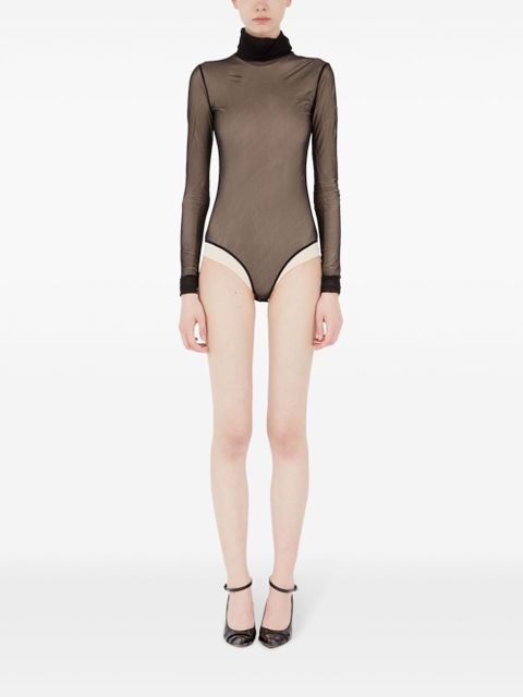 Maison Margiela sheer bodysuit - Black - zdjęcie produktu nr 2