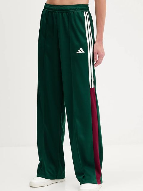adidas spodnie dresowe Tiro damskie kolor zielony gładkie JW6812