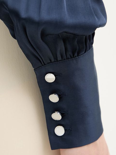 Fracomina koszula z domieszką jedwabiu