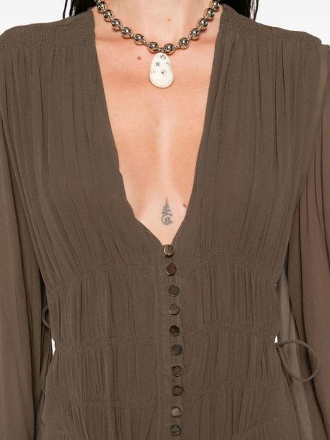 MARANT ÉTOILE Briane maxi dress - Green