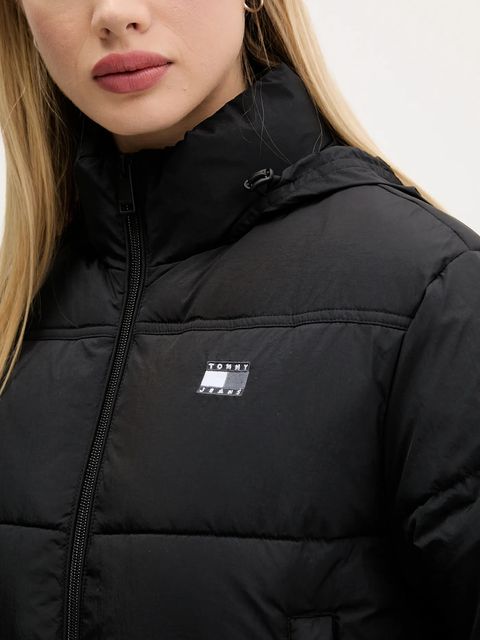 Tommy Jeans kurtka kolor czarny zimowa DW0DW21620