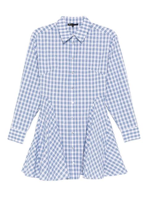 Maje check-pattern mini dress - White - zdjęcie produktu nr 1