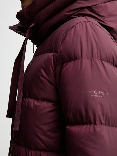 Marc O'Polo kurtka puchowa kolor bordowy 509103971099