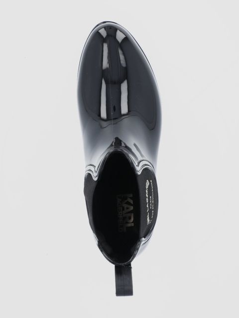 Karl Lagerfeld Kalosze KL94770.V0G damskie kolor czarny