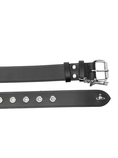 Vivienne Westwood leather belt - Black - zdjęcie produktu nr 2