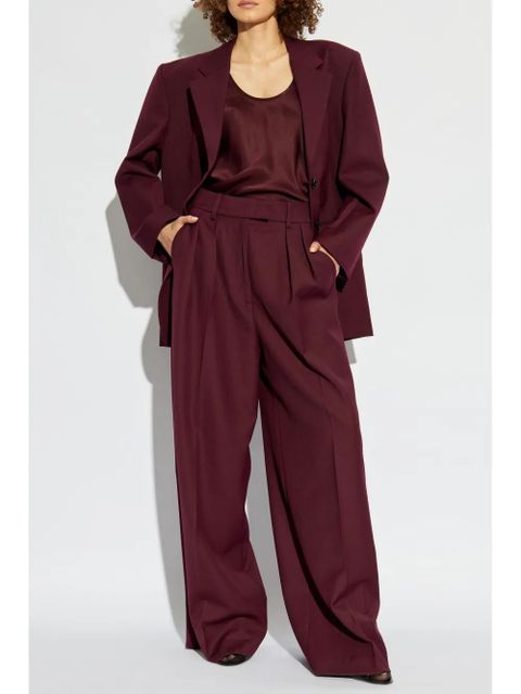 ANINE BING shoulder pad blazer - Red