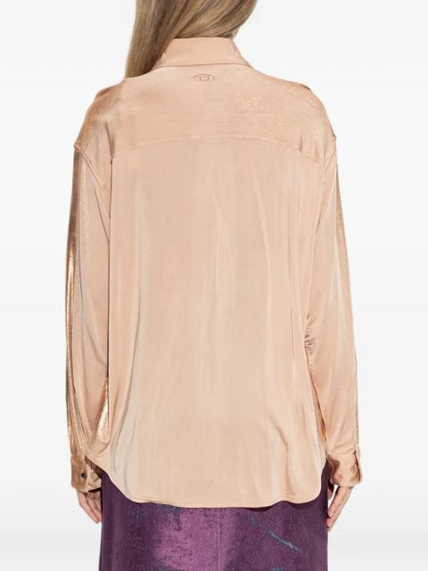Diesel long-sleeve buttoned shirt - Neutrals